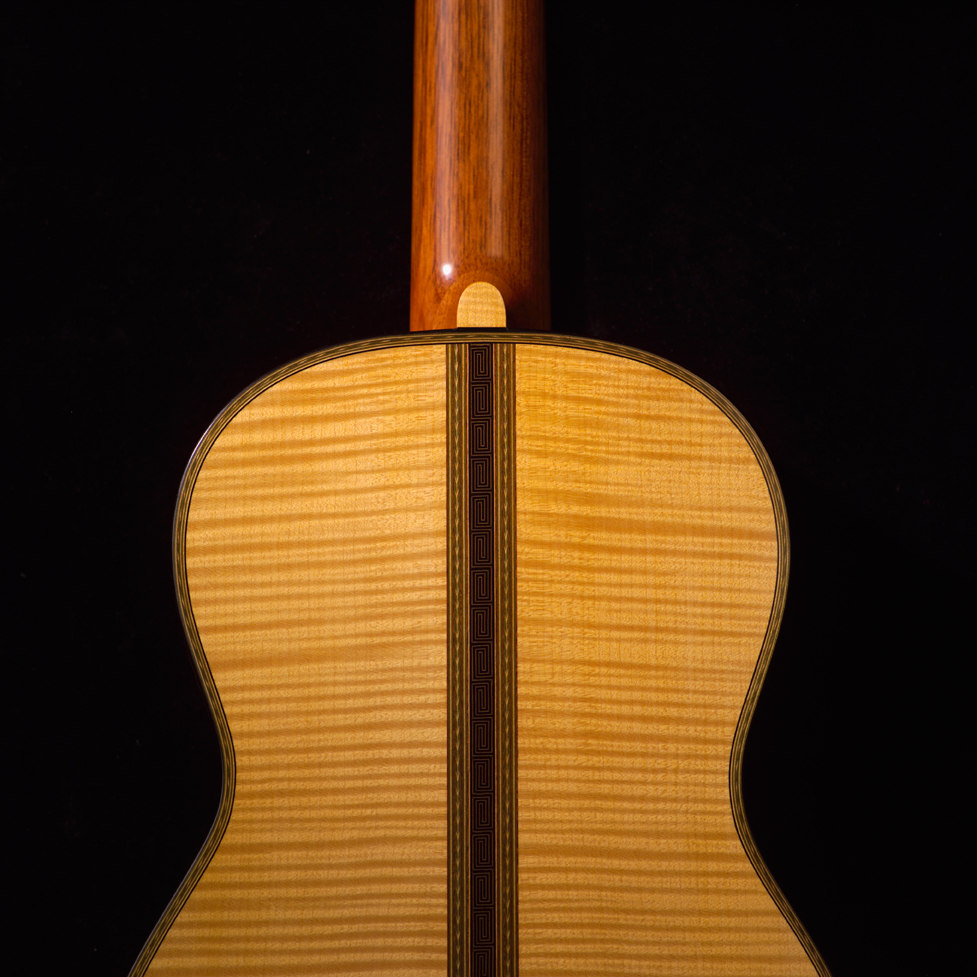 1864 Torres, Neck Joint Rear | Daryl Perry Classical Guitars